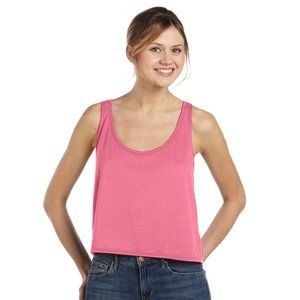 Bella and Canvas Ladies' Flowy Boxy Crop Tank